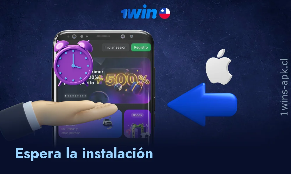 Aguarda la instalación