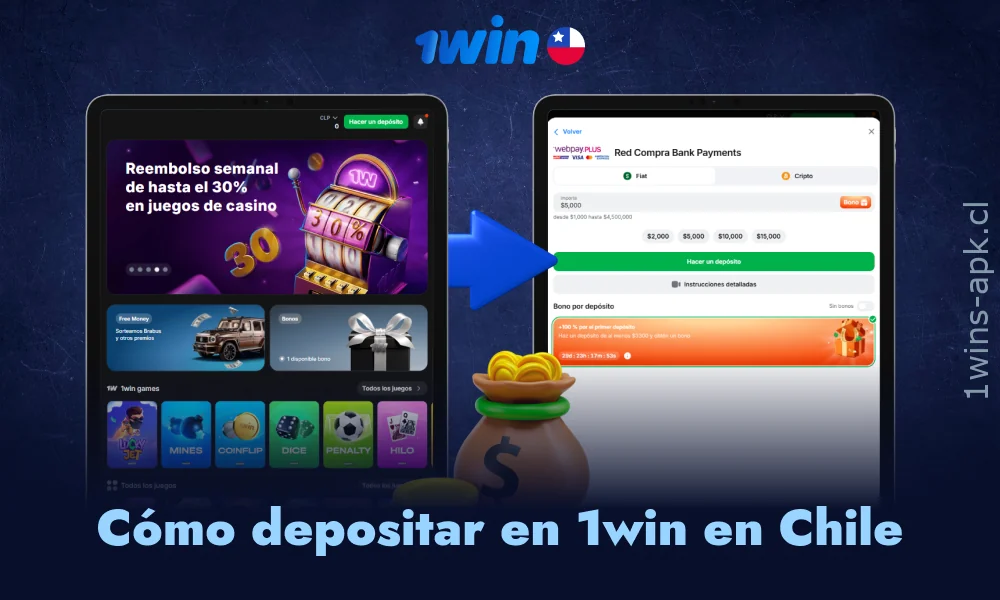 Recargar la cuenta en 1win es un proceso sencillo y seguro para los usuarios chilenos